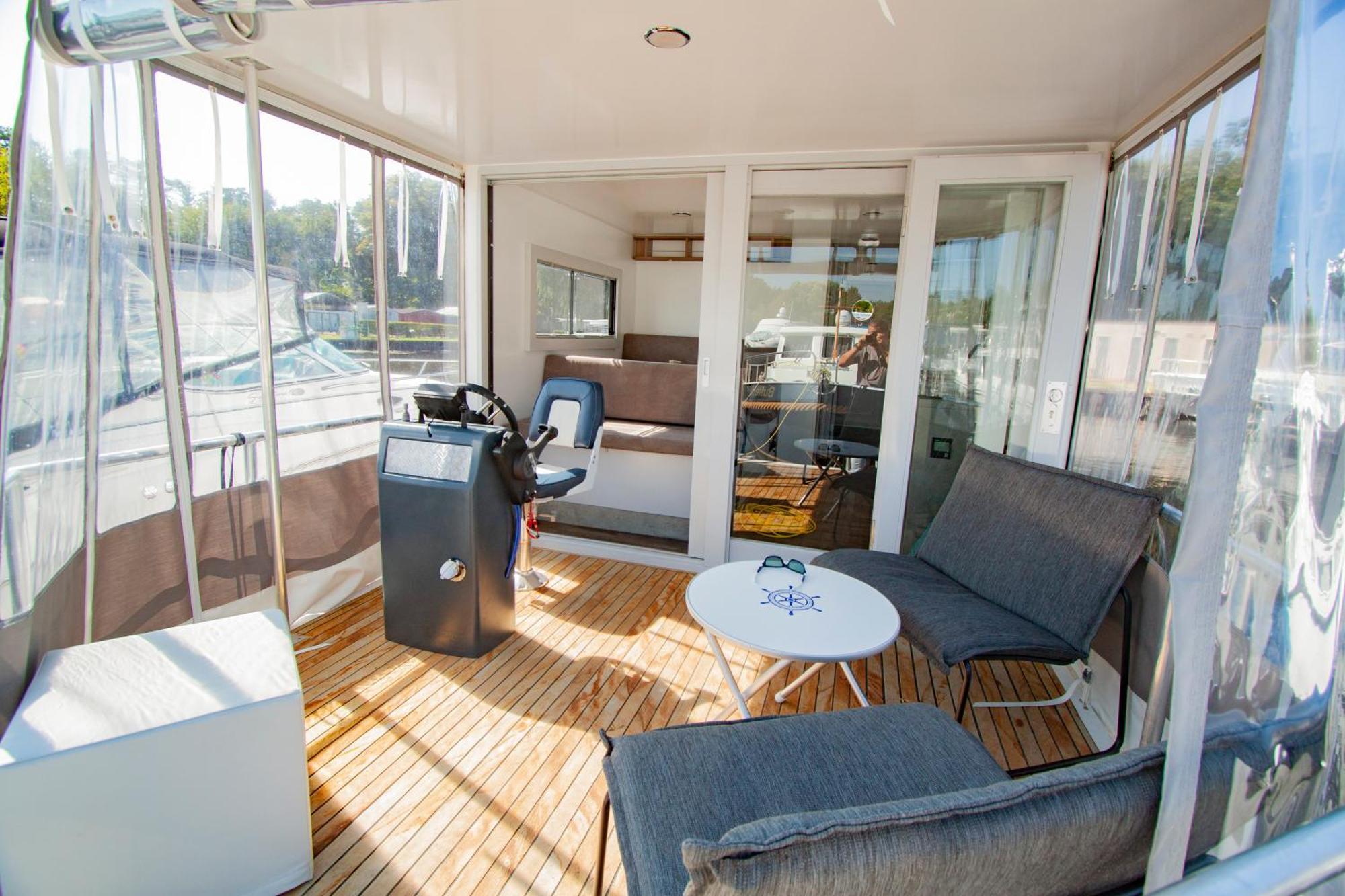 Hausboot Hennigsdorf Exterior foto