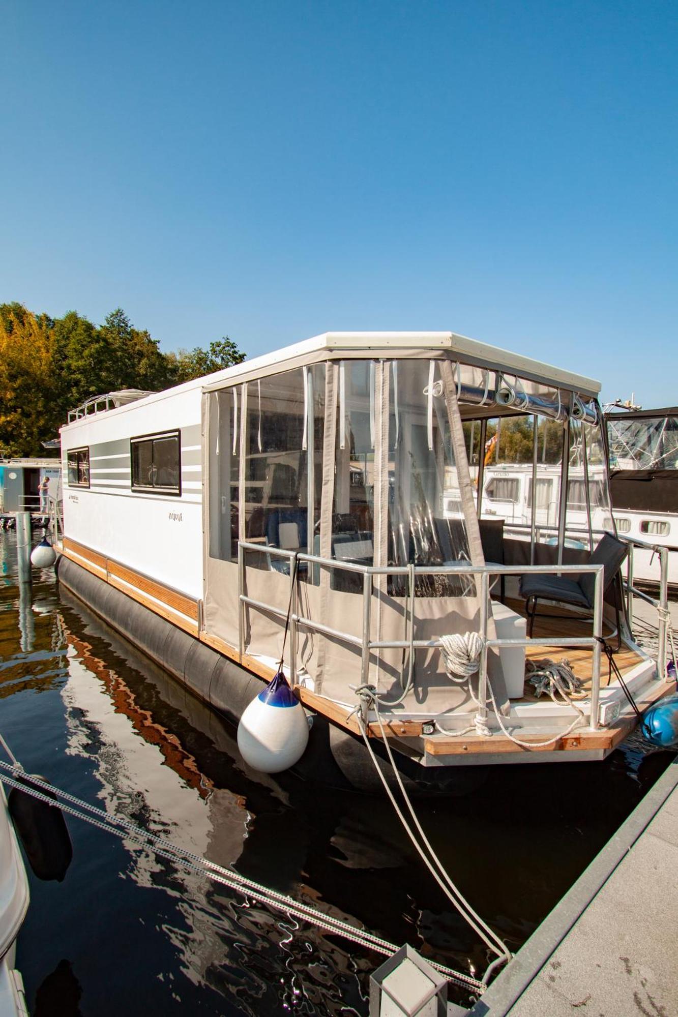 Hausboot Hennigsdorf Exterior foto